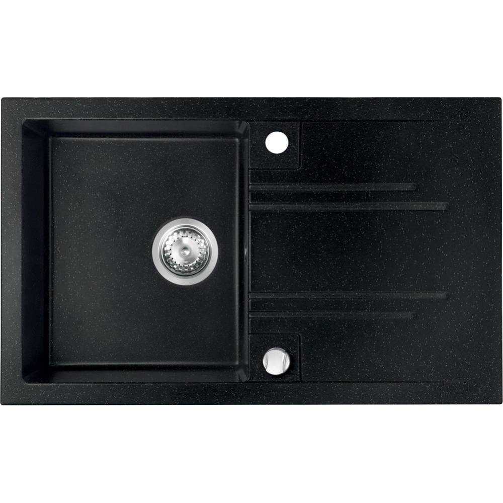 Černý granitový dřez