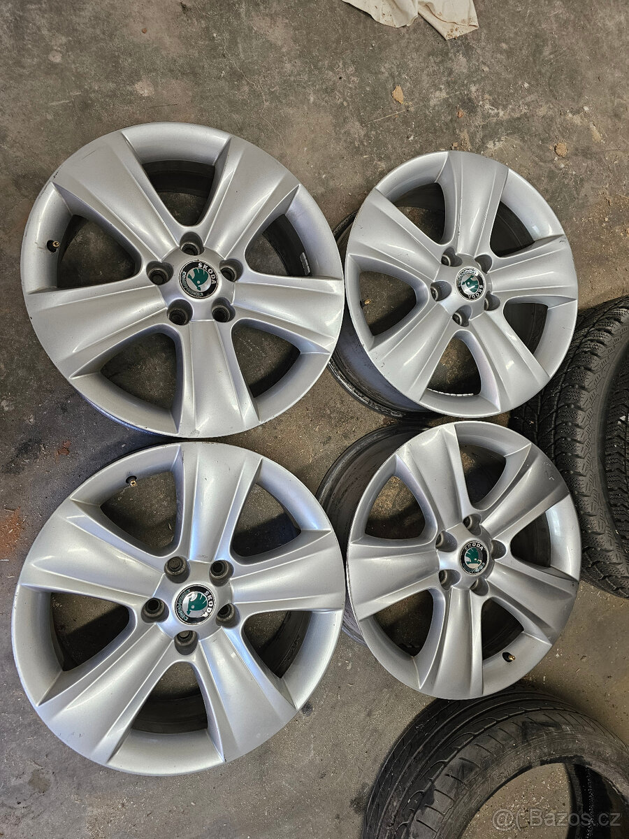 originální alu Škoda Yeti 5x112, r17