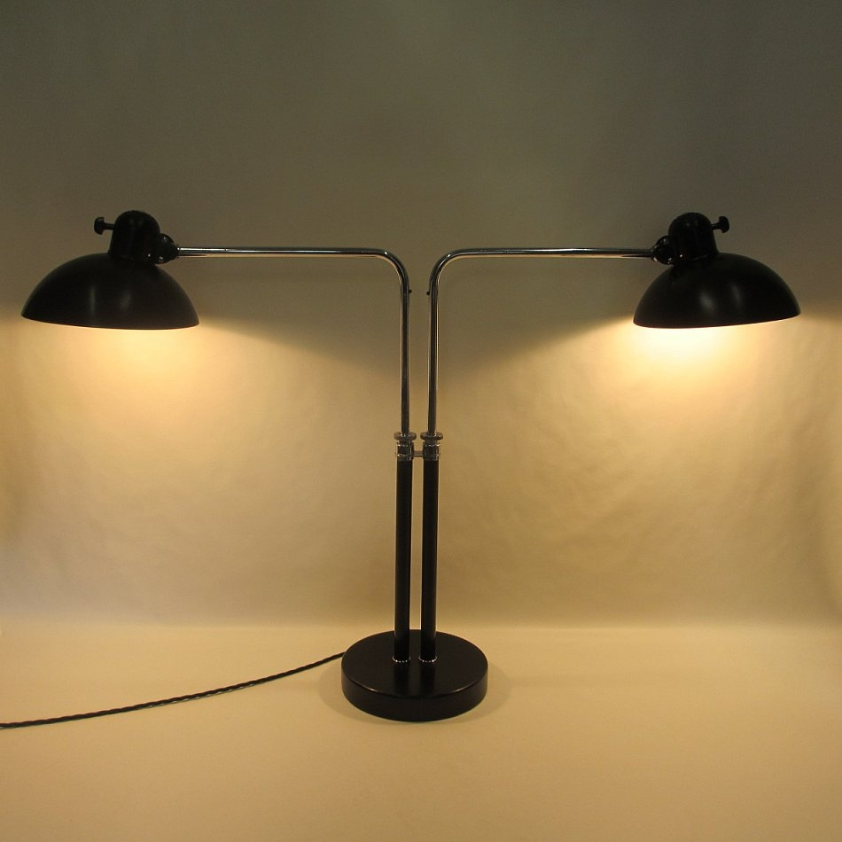 Stolní lampa Kaiser Idell 6580 Super s dvojitým stínidlem, o