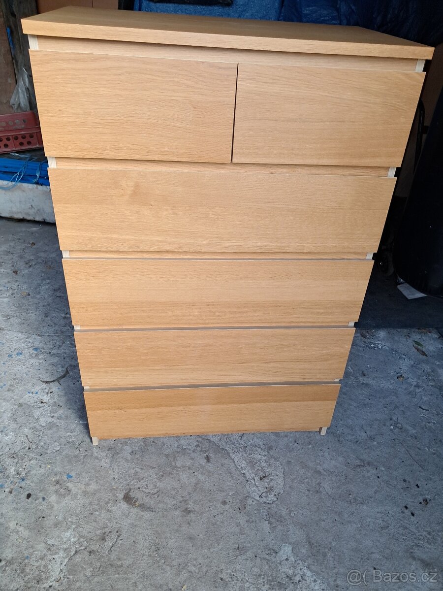 Ikea komoda Malm 6 zásuvek