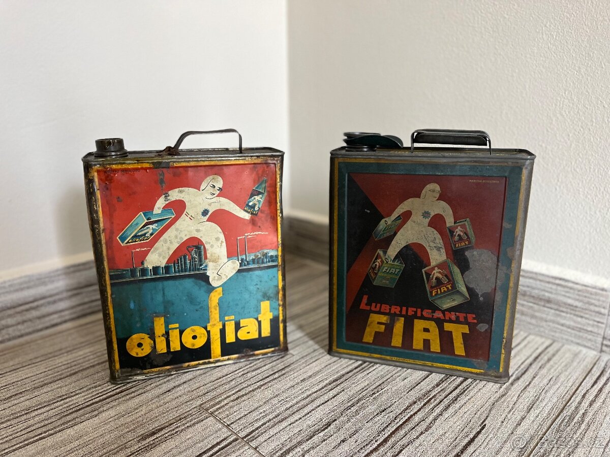 2xplechovka od oleje FIAT
