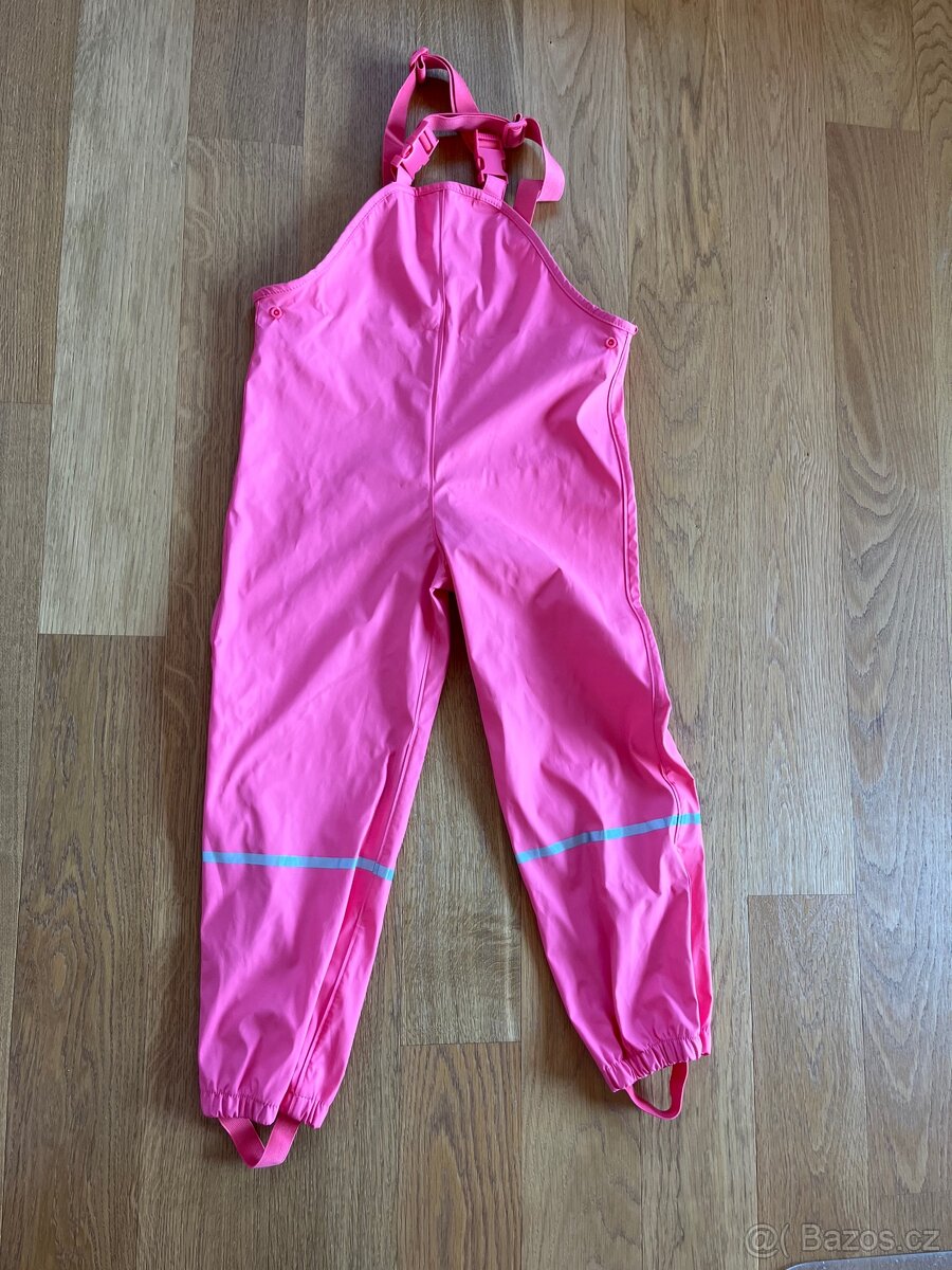 Dívčí pogumované kalhoty 122/128