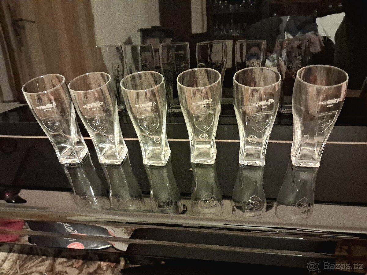 Sklenky Ferrari - mistři světa F1 - sada 6ks