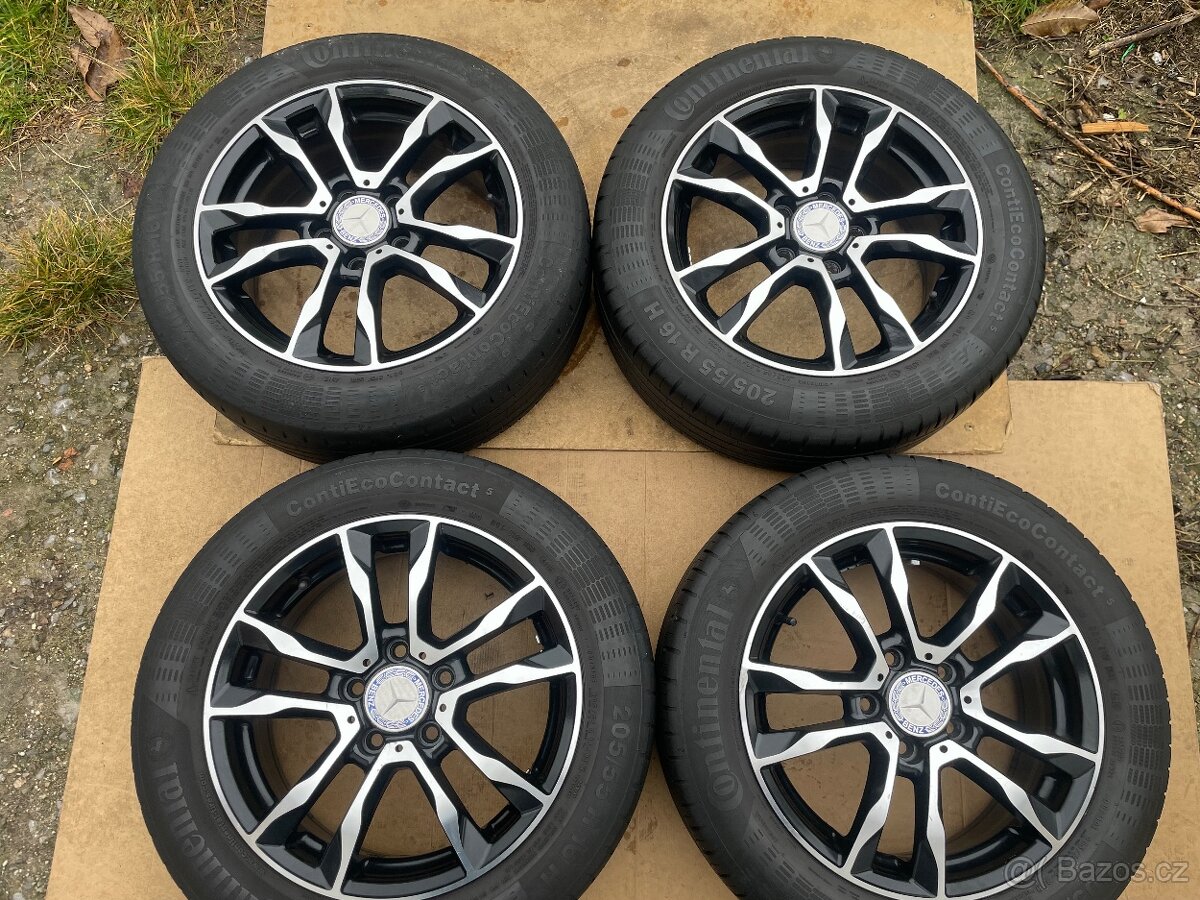 Alu kola 5x112.r16.Letní 205/55/16.Škoda,Vw,Mercedes,Audi