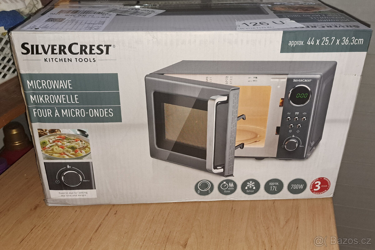 Mikrovlnná trouba SILVERCREST SMWC 700 D1, antracitová