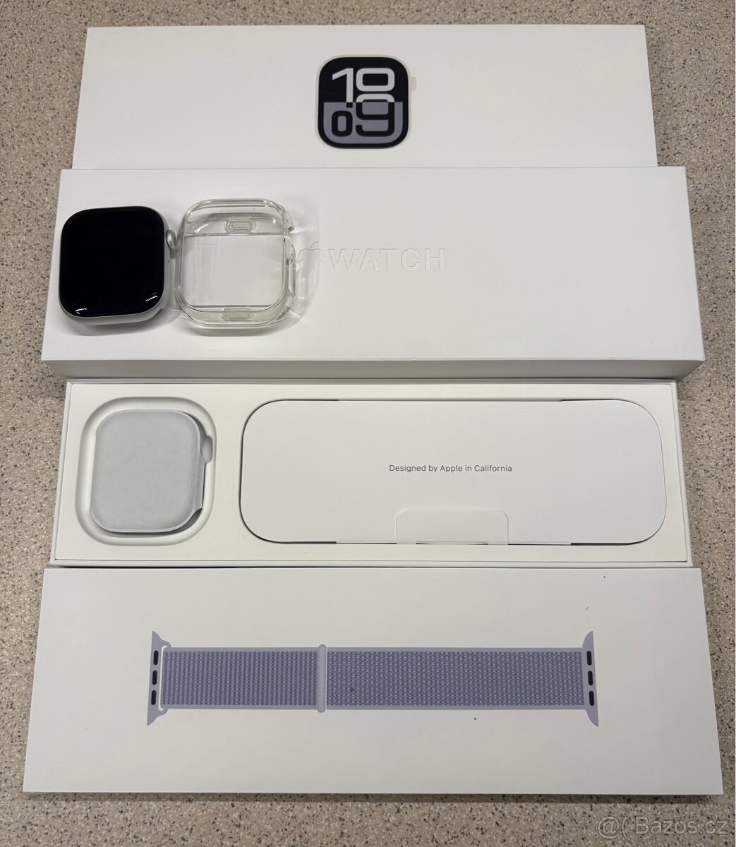 Apple watch 10 46mm stříbrné