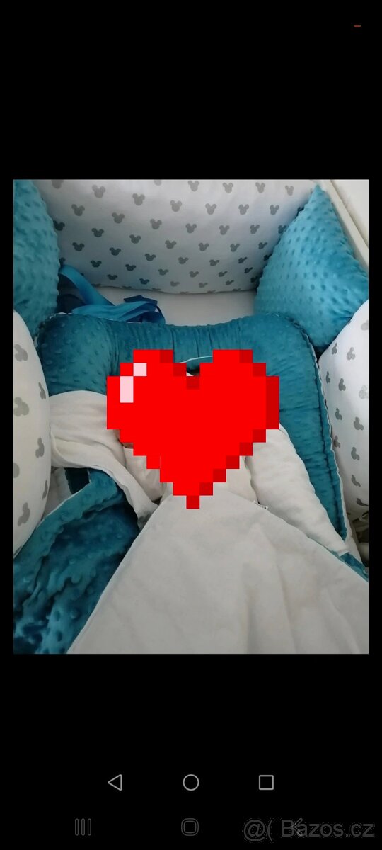 Mantinely do postýlky s hnizdečkem