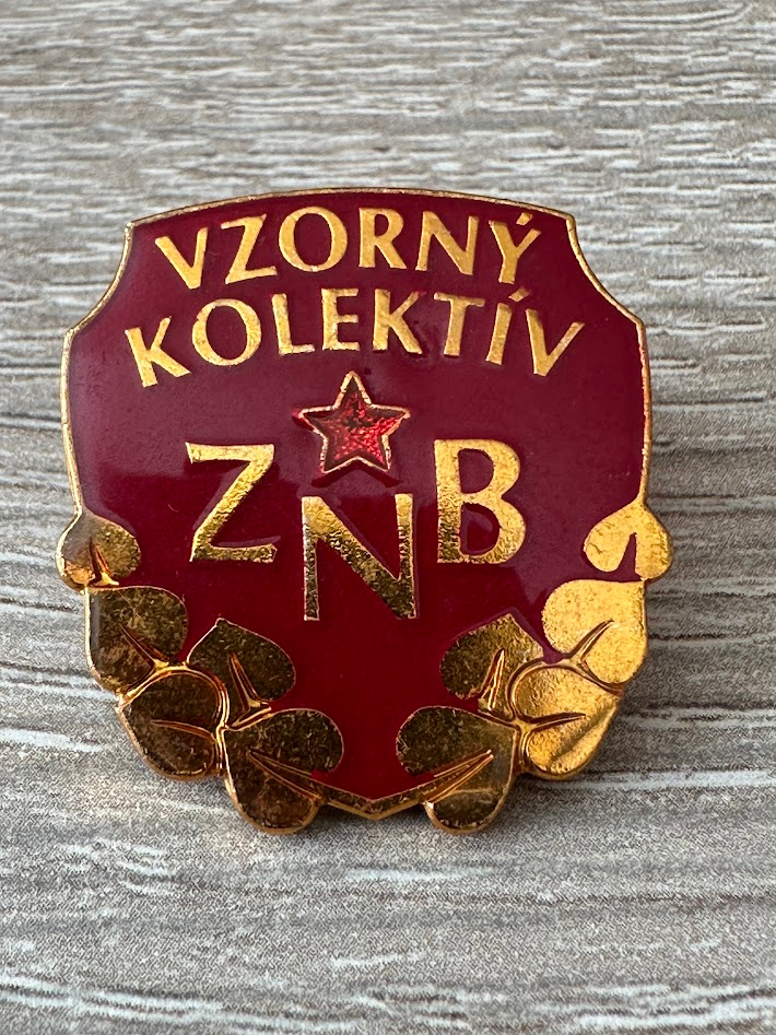 ZNB SNB vzorný kolektiv odznak
