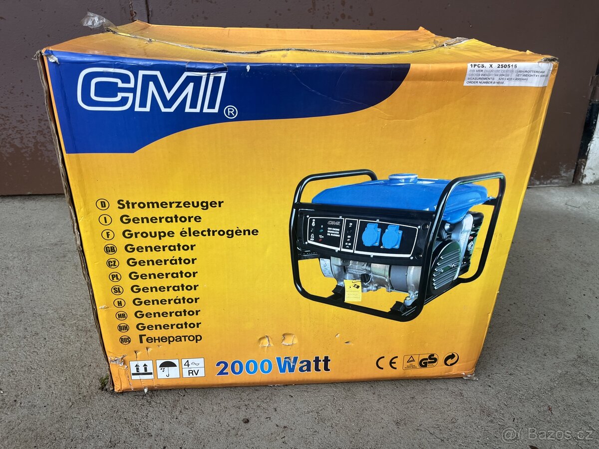 CMI 2000 Watt generátor-elektrocentrála