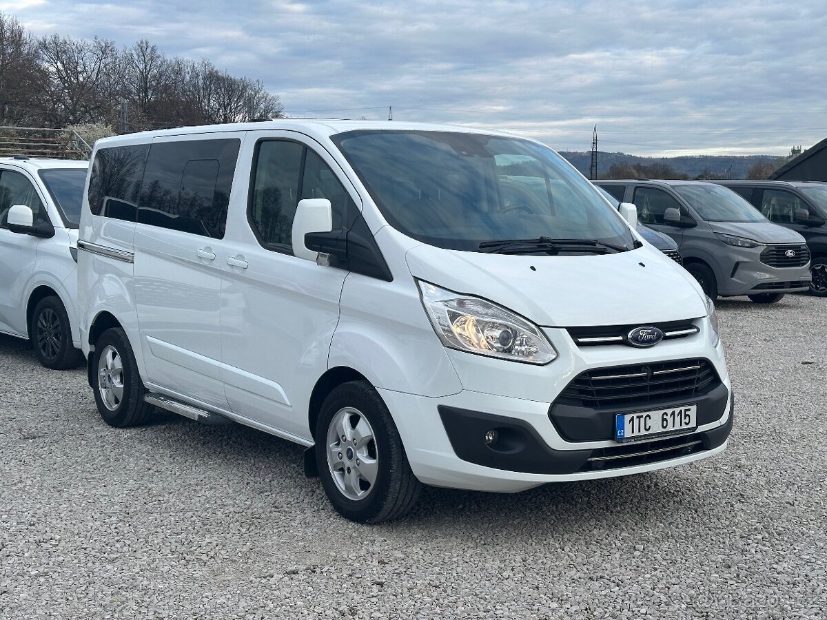 Custom Tourneo 12/2016 L2 Titanium 8míst 170k ČR 1.maj