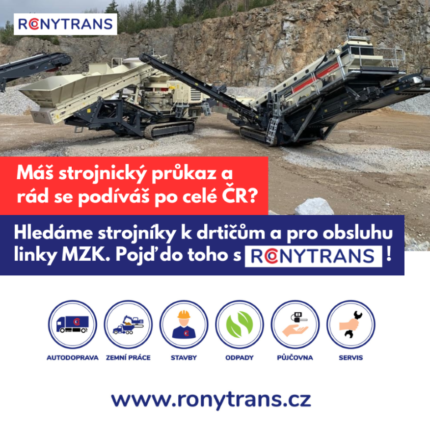 STROJNÍK STAVEBNÍCH STROJŮ / OBSLUHA DRTÍCÍ A TŘÍDÍCÍ LINKY