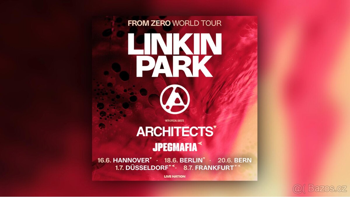 Prodám dvě vstupenky / Linkin Park / Berlin / 18.6.2025