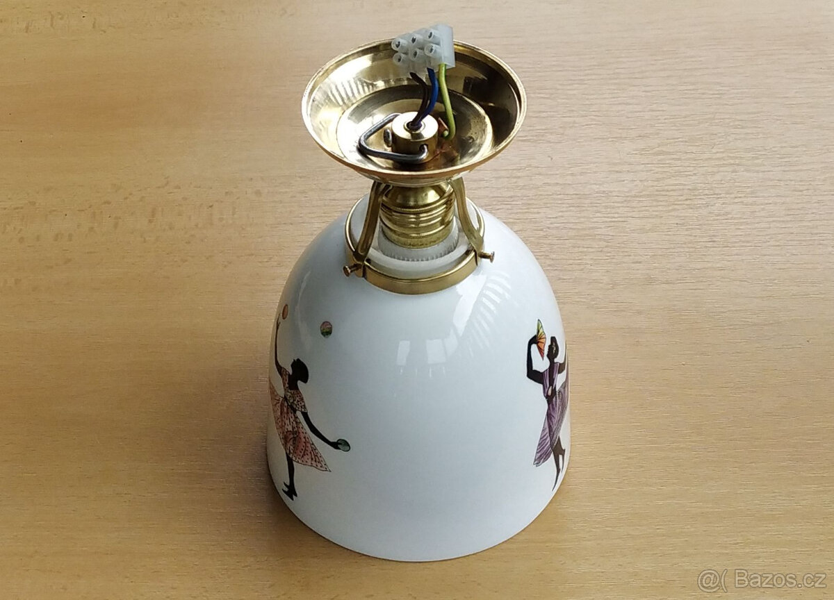 Hezký starý mosazný lustr / stropnička