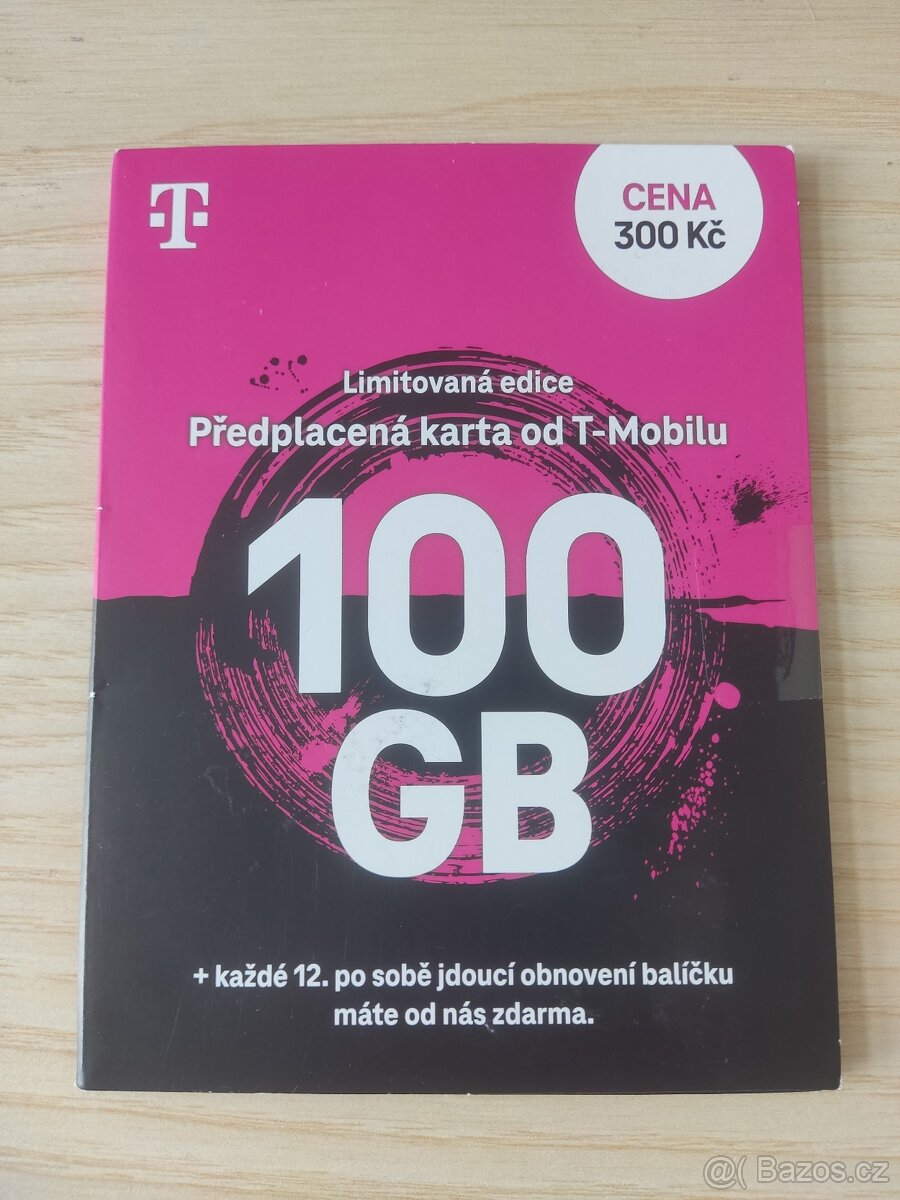 P: Limitovaná edice SIM Twist T-Mobile 100GB-300 kč v ceně