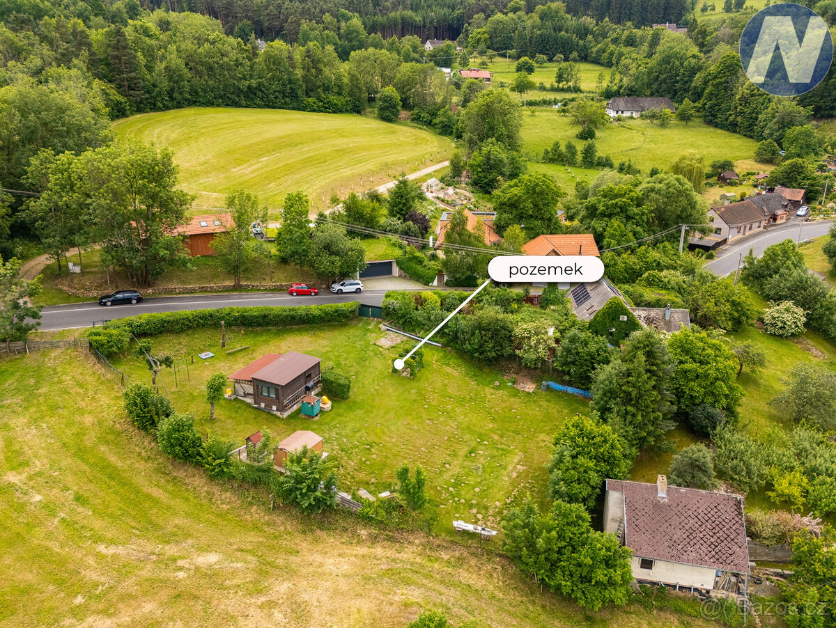 Kahov, prodej zahrady 1.224 m2 s možností stavby RD