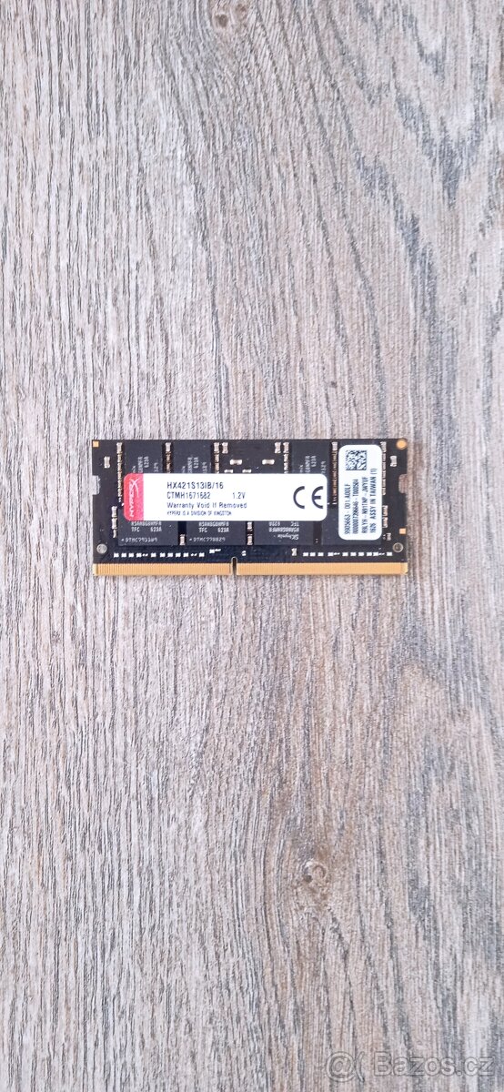 Kingston HyperX DDR4 16GB - notebook