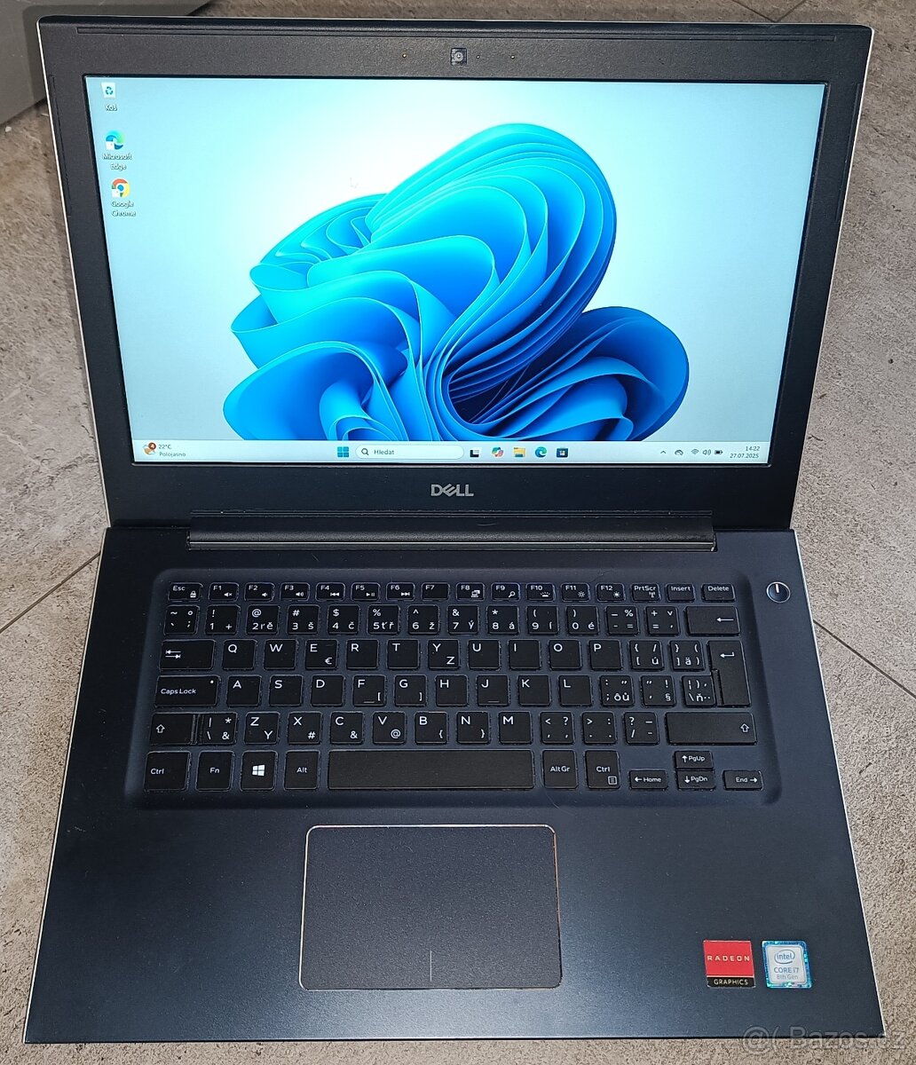 Dell Vostro 5471,i7-8550U,Win 11,SSD 256GB+1TB,RAM 8GB,displ