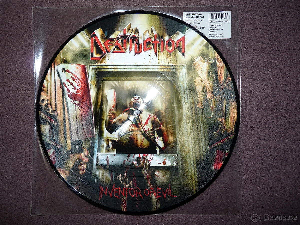 prodám LP DESTRUCTION-Inventor of Evil 2005 AFM r. RARITA