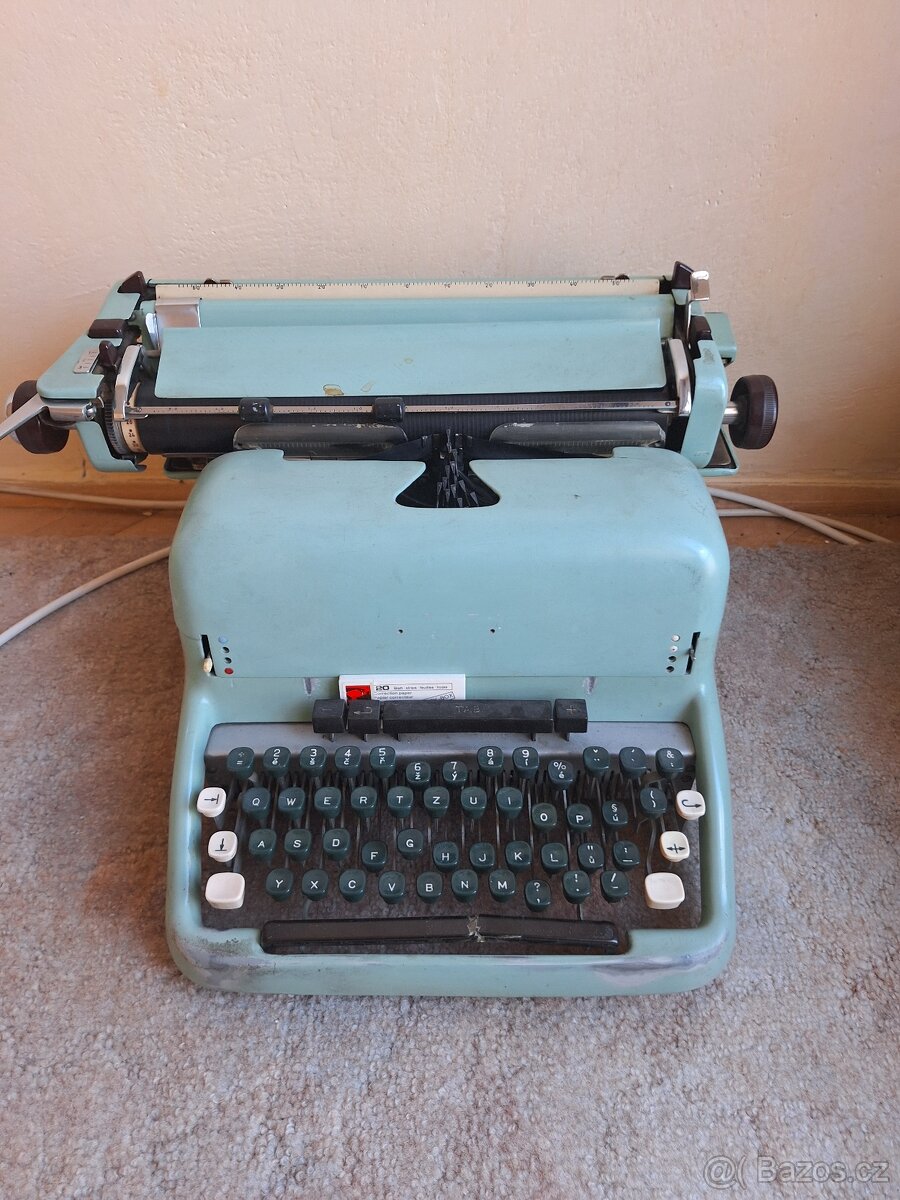 Psací stroj za odvoz