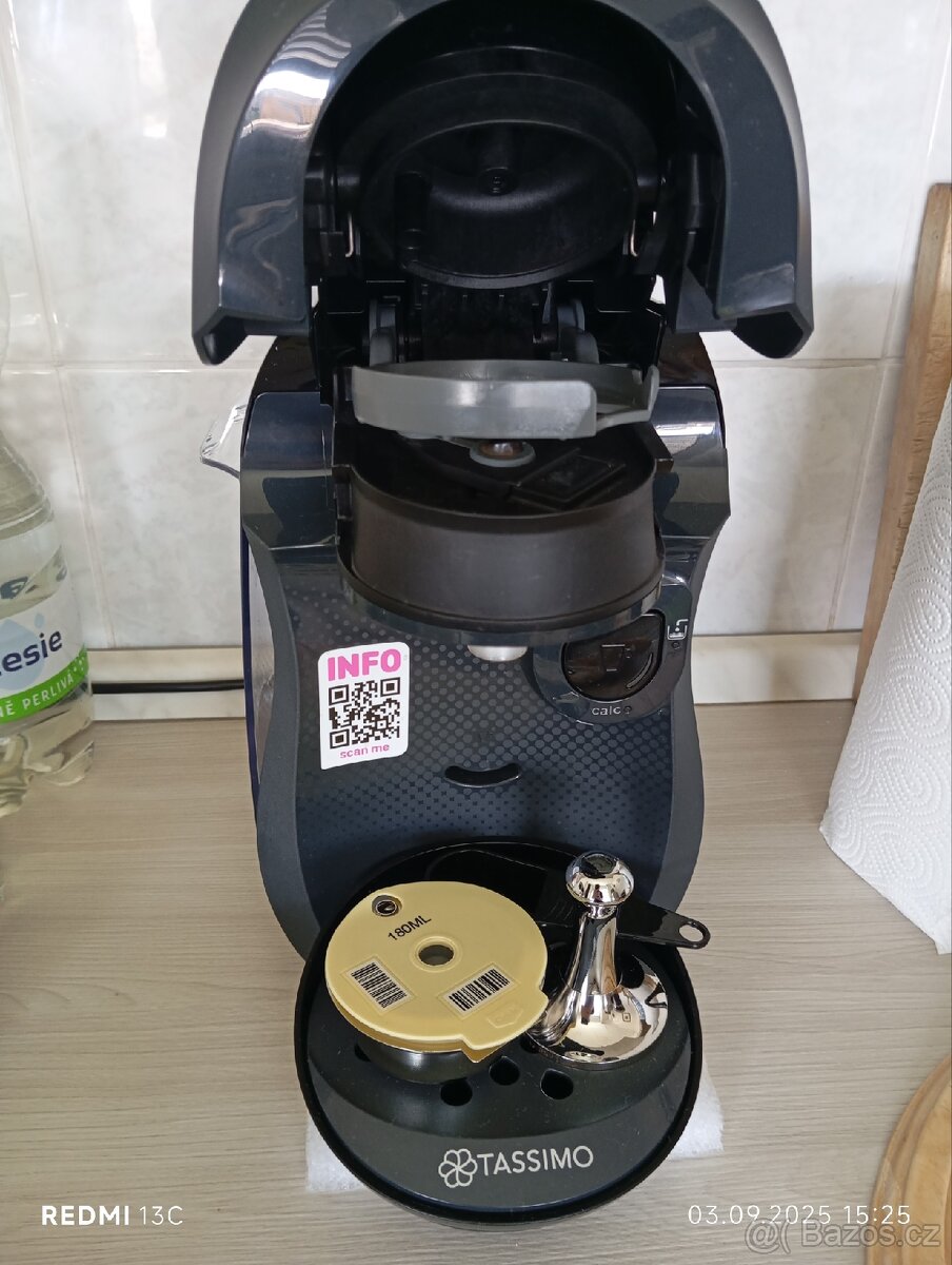 Kávovar Bosch Tassimo+opakovaně použitelná kapsle