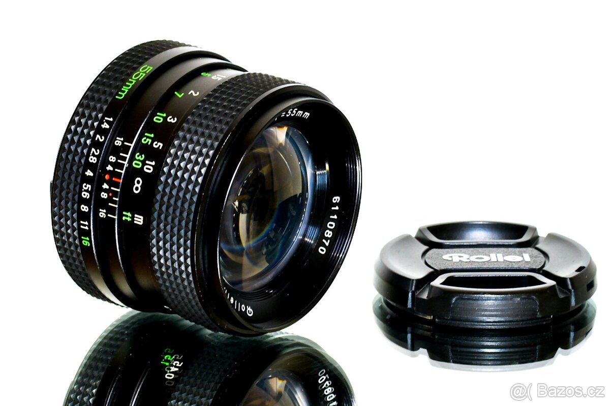 Rollei Rolleinar MC 1,4/55mm QBM Japan TOP STAV