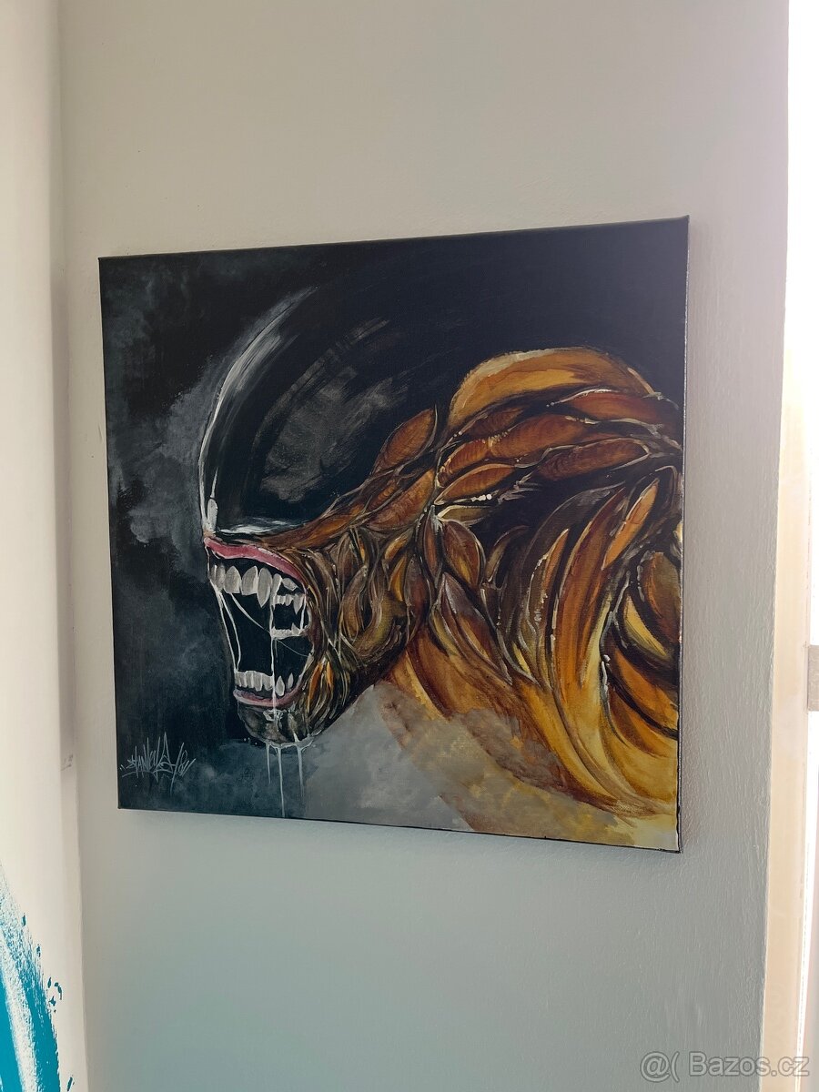 obraz 40x40 Alien