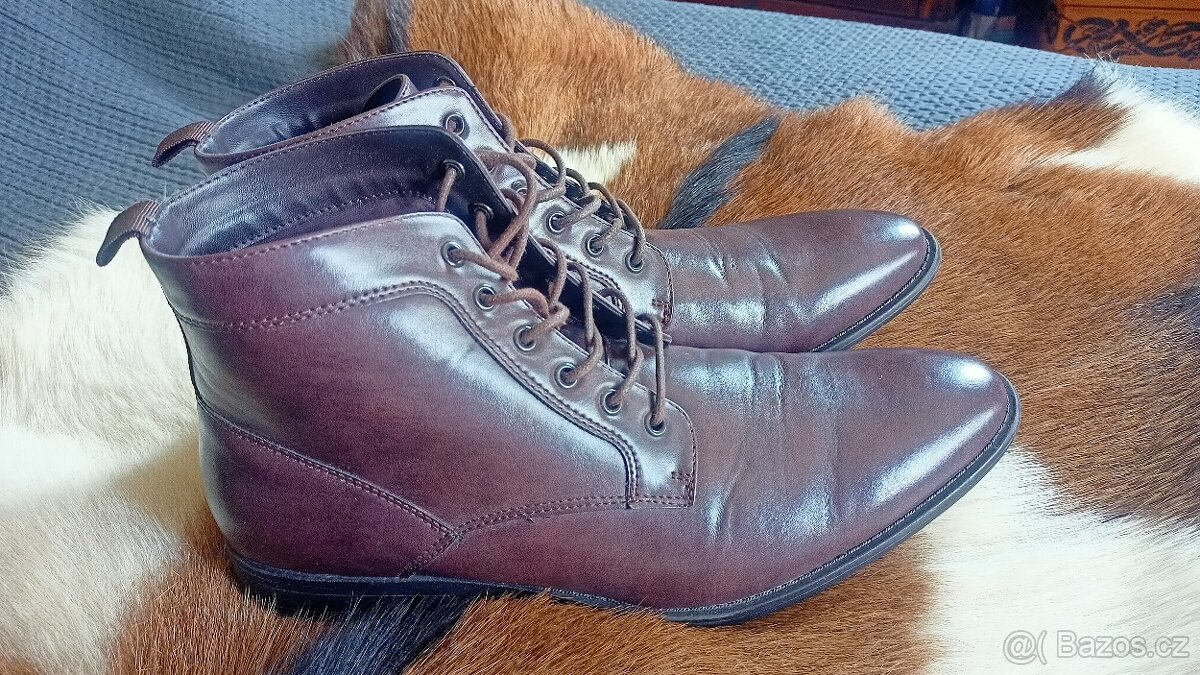 Pánské společenské boty ASOS, hnědé