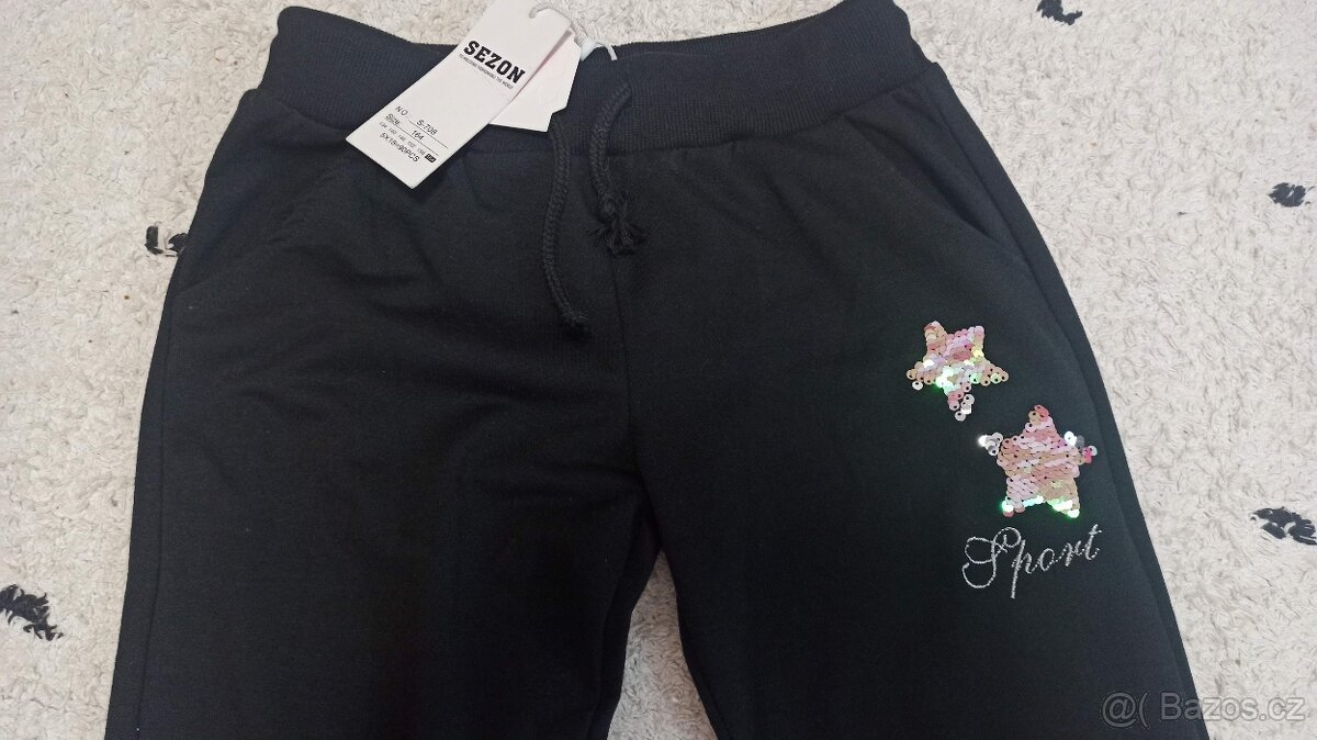 Dívčí tepláky - vel. 146/152 - nové s visačkou