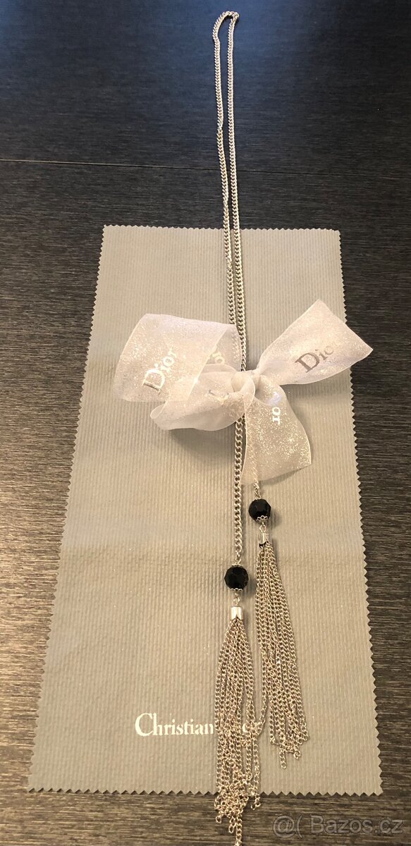 DIOR beauty parfums - náhrdelník s mašlí