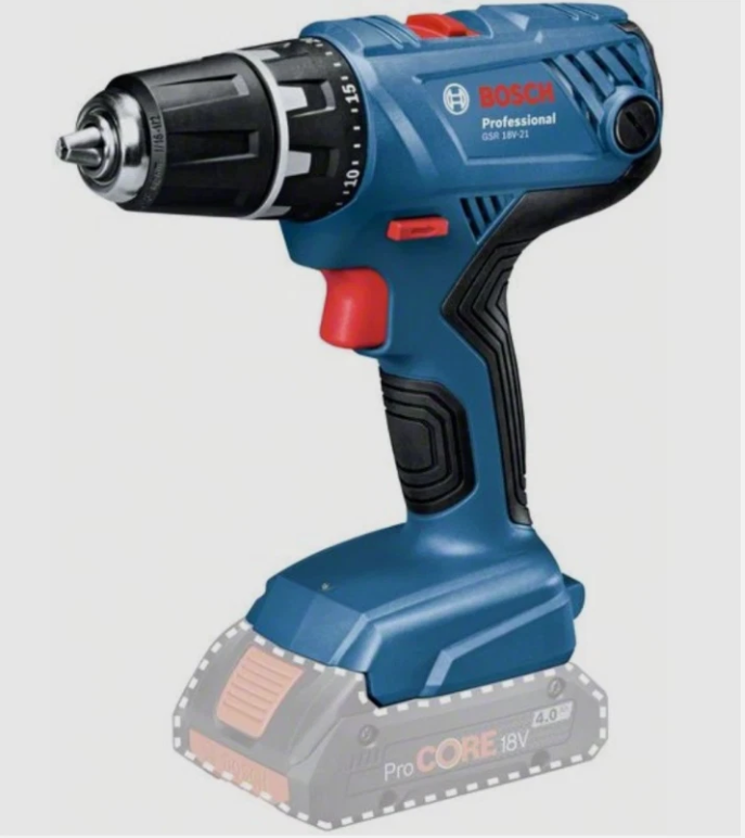 Bosch Professional Aku vrtací šroubovák GSR 18V-21