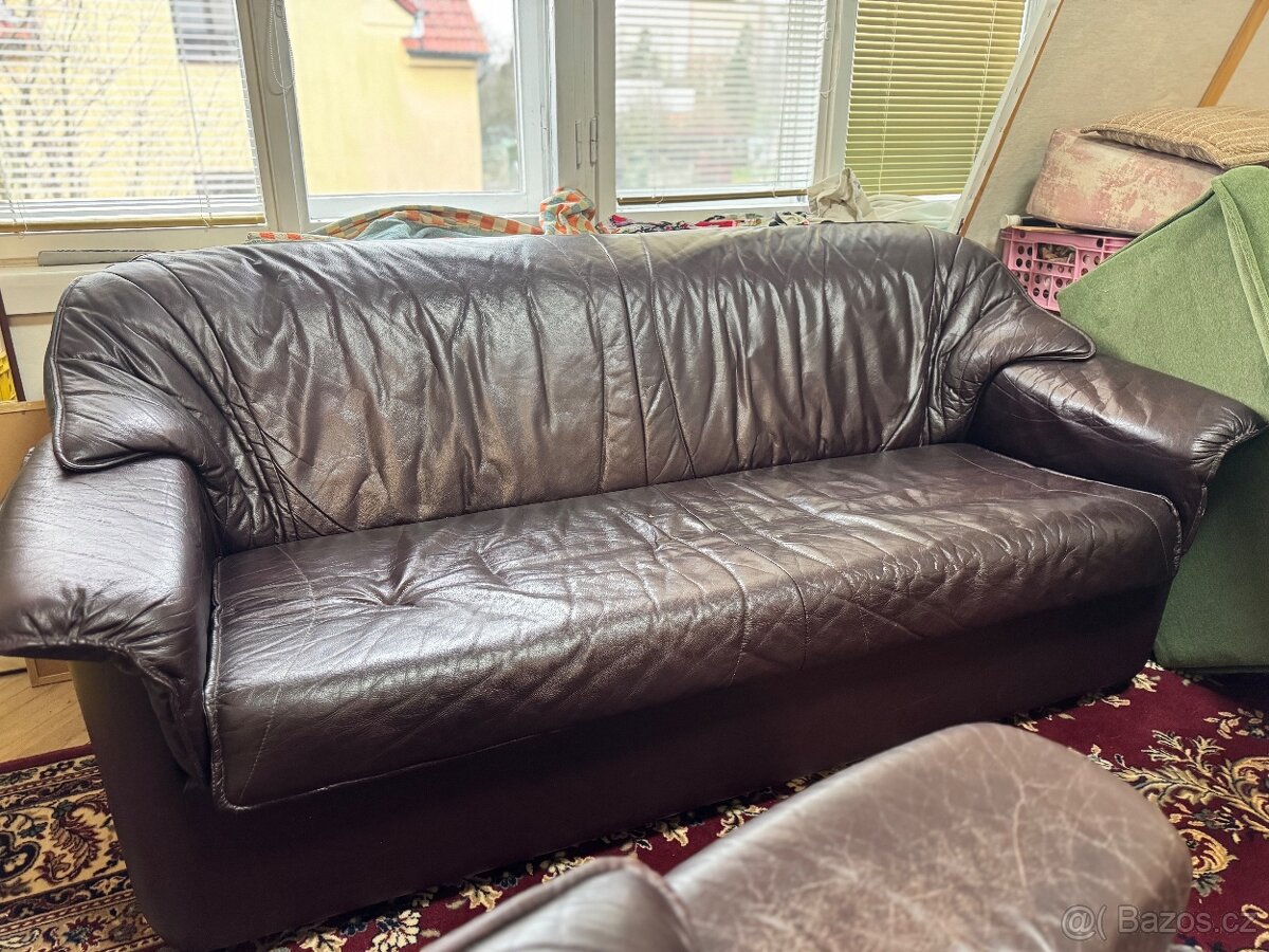 Kožená sedací souprava