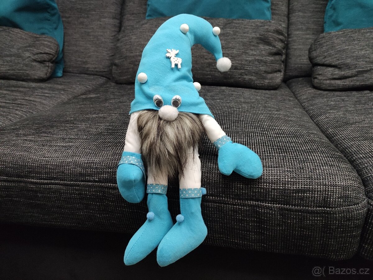 Tyrkysový trpaslík - ručně vyrobený