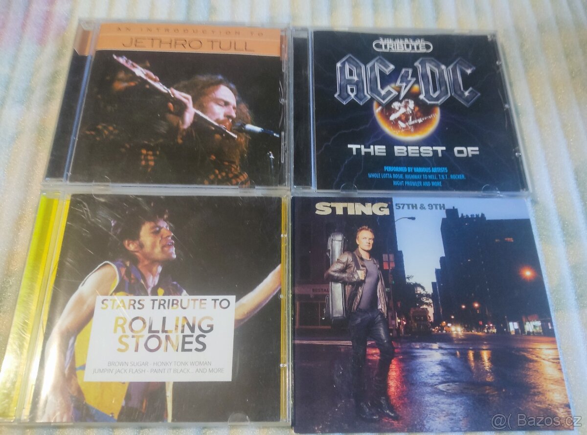Cd - Jethro Tull , AC/DC , R. Stones , Sting
