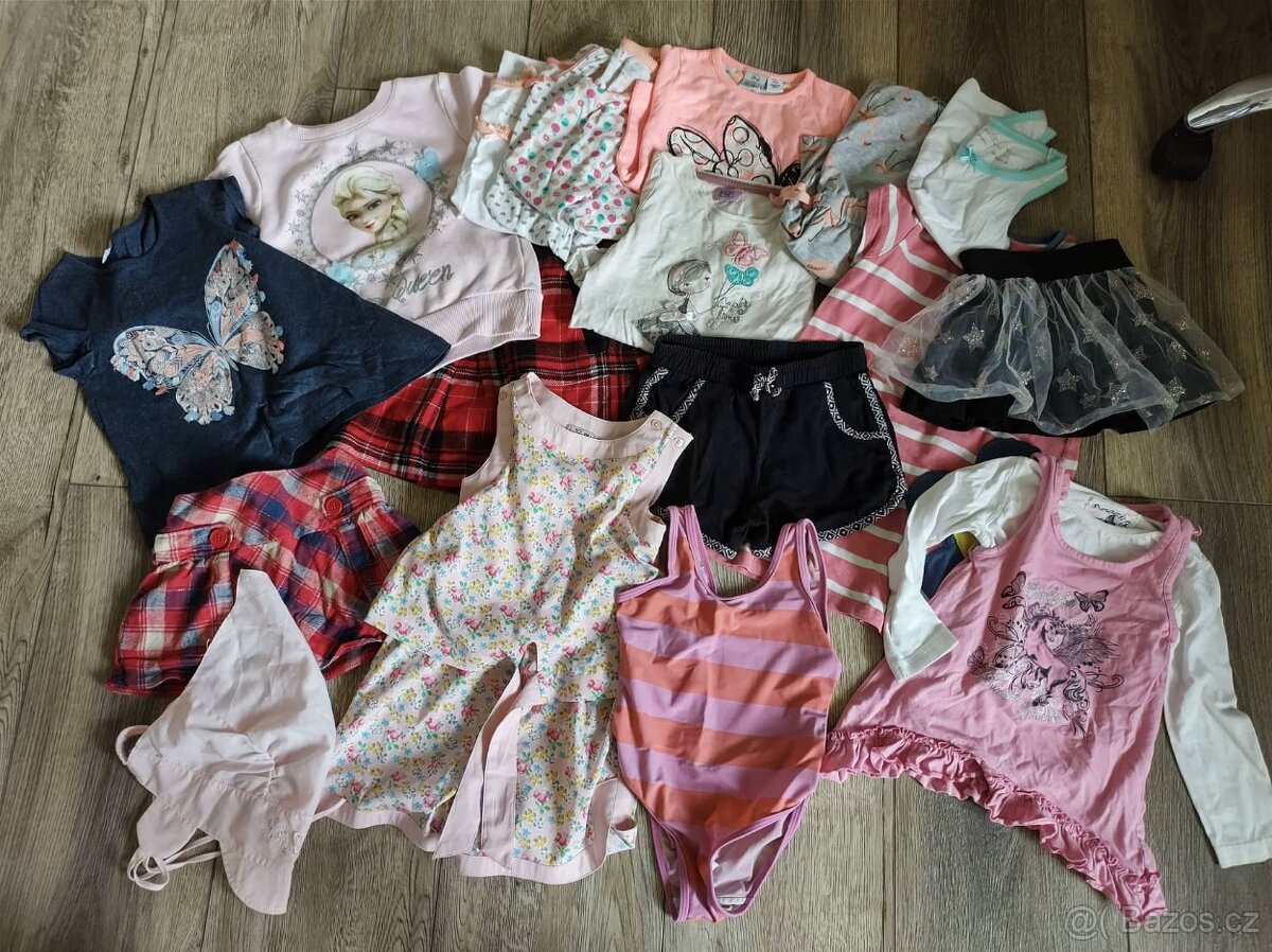 balík oblečení holka vel.92-98