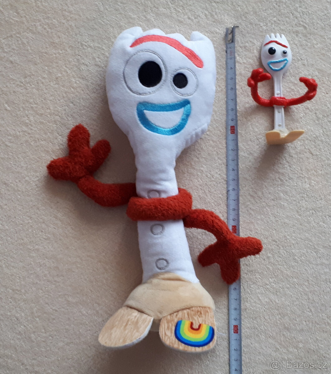 Toy Story - Příběh hraček - plyšový a plastový Vidlík