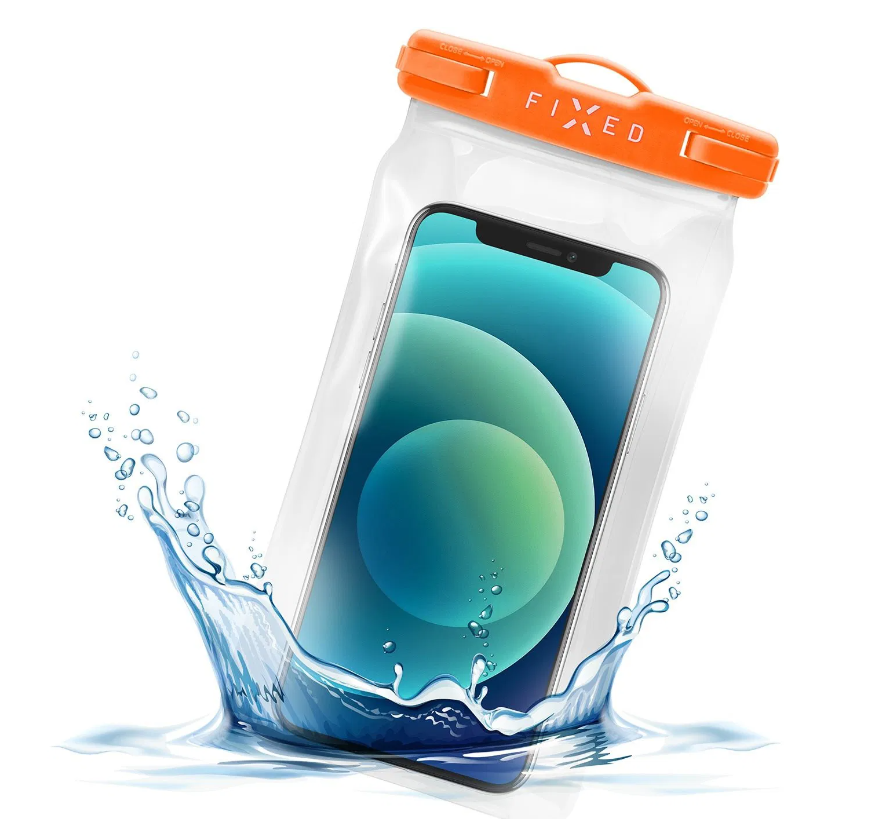 FIXED Float s uzamykacím systémem a certifikací IPX8 oranžov