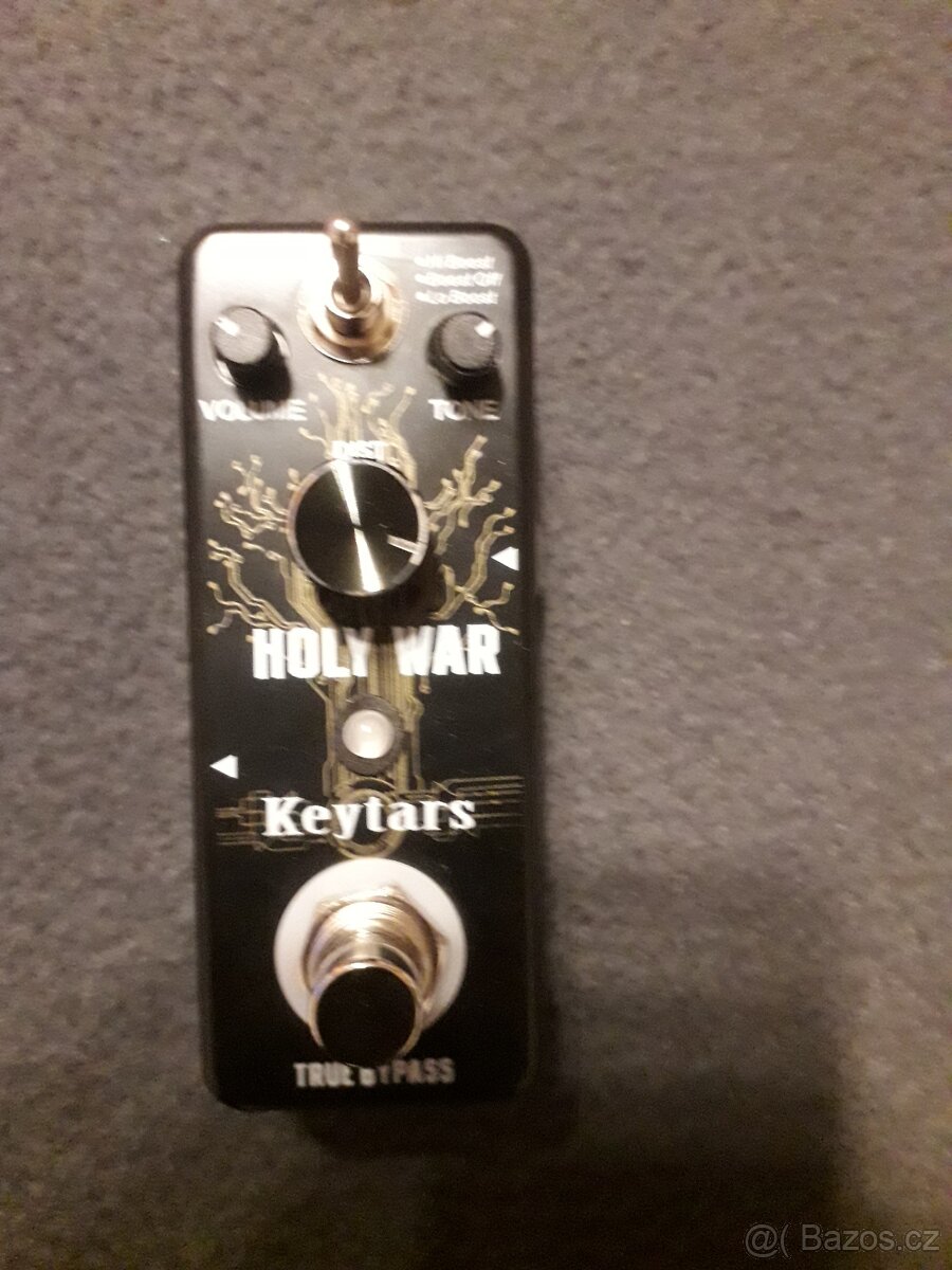 Kytarový metalový pedálový efekt holy war, NOVÝ