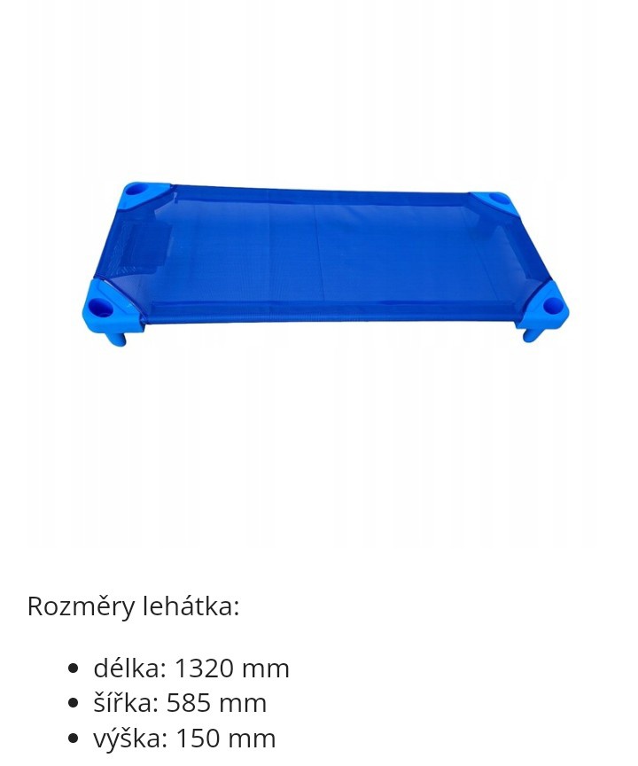 Dětské lehátko