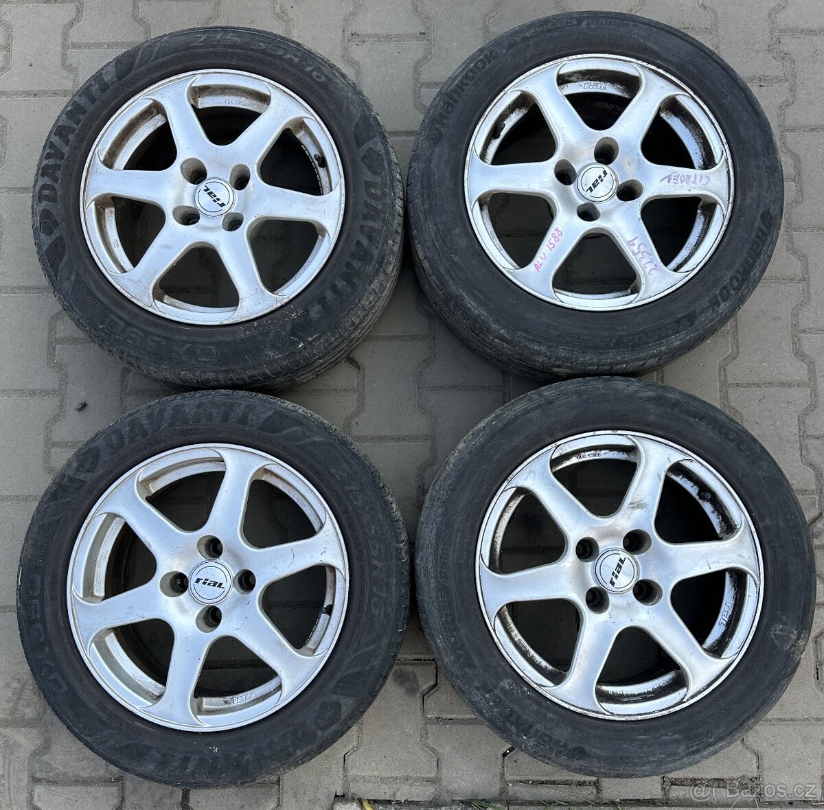 Prodám ALU kola Citroen č. 1588