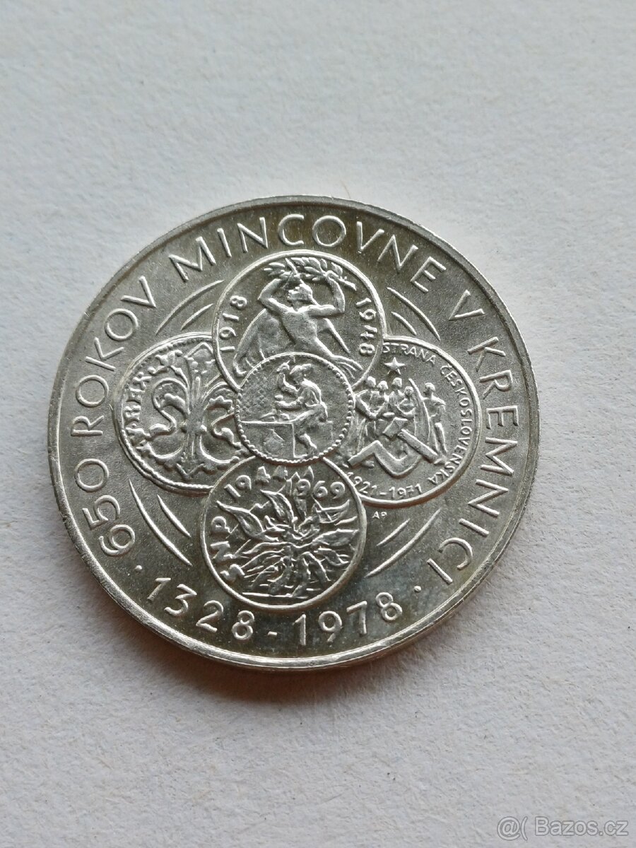 50 kčs 1978 - Kremnica