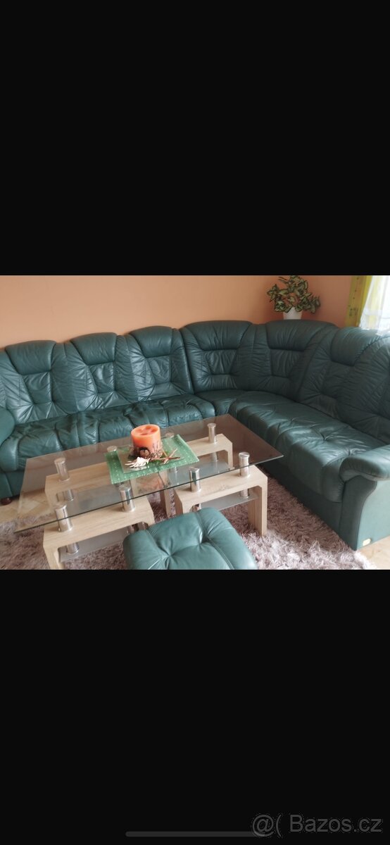 Sedací souprava kožená