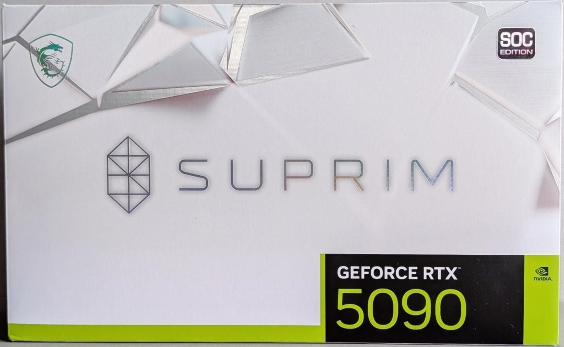 MSI NVIDIA GeForce RTX 5090 32G SUPRIM SOC -nová,nerozbalená