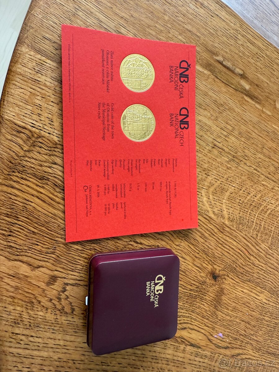 Mince ČNB Olomouc proof
