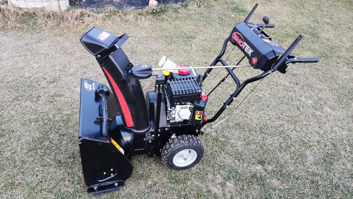 Sněhová fréza Sno-tek 22E - elektrický startér, top stav