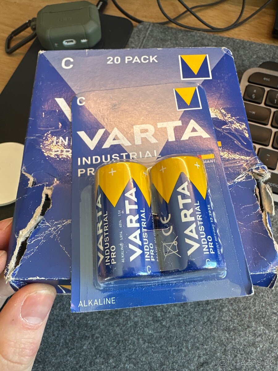 Baterie Varta Industrial Pro "C" (LR14) - 16ks