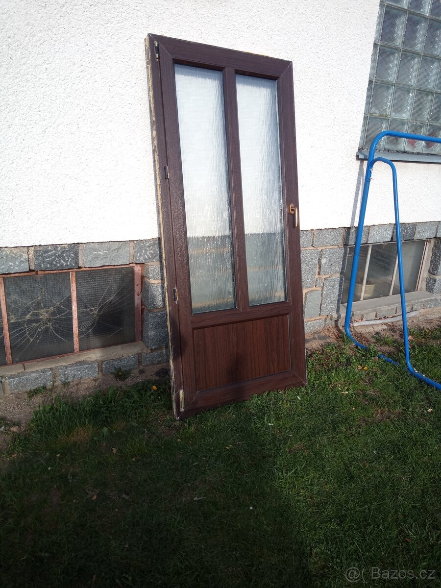 Použité balkonové dveře