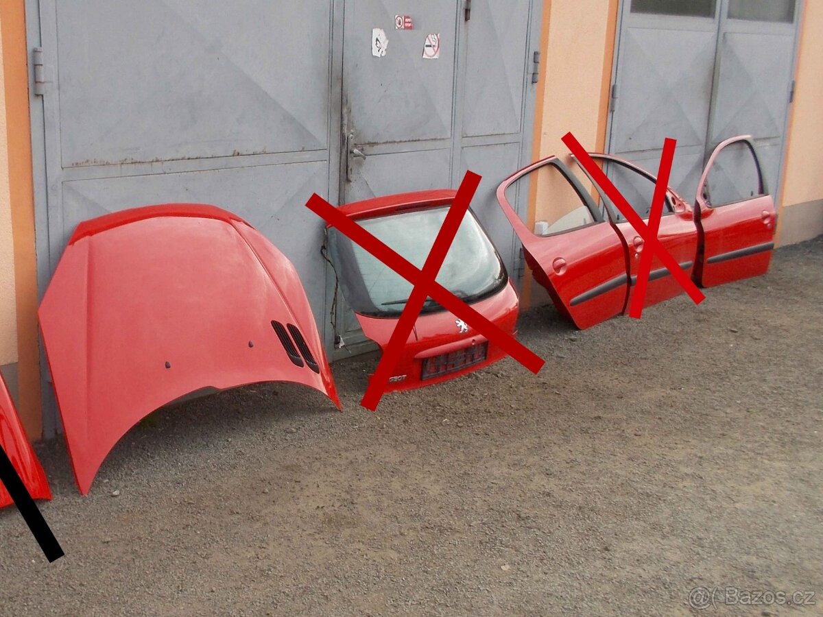 Karosářské díly Peugeot 206 HB KKN / KKNB