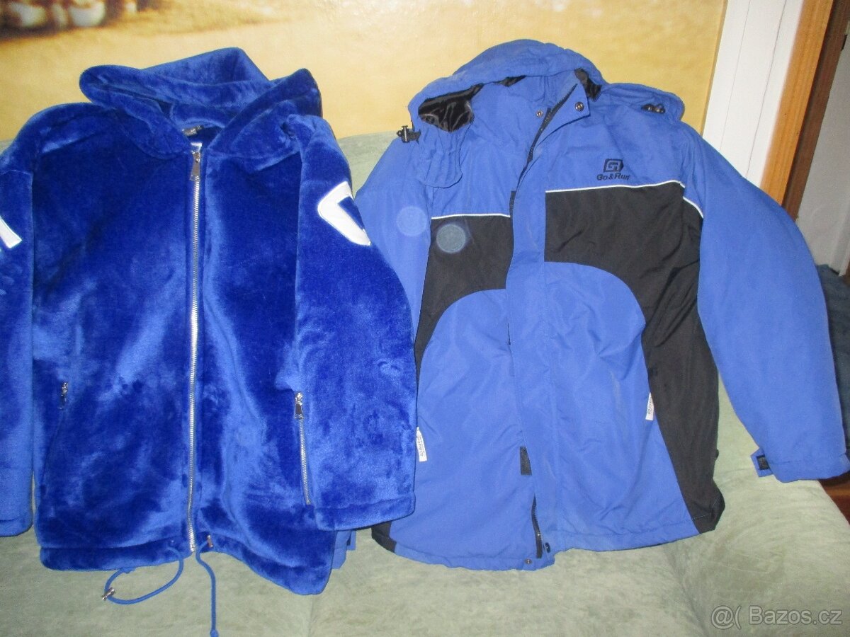 XL-SET-nová kožíšková bunda+2. málo nošená