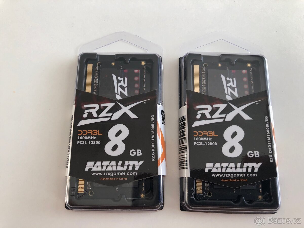 Nová paměť DDR3L 8Gb
