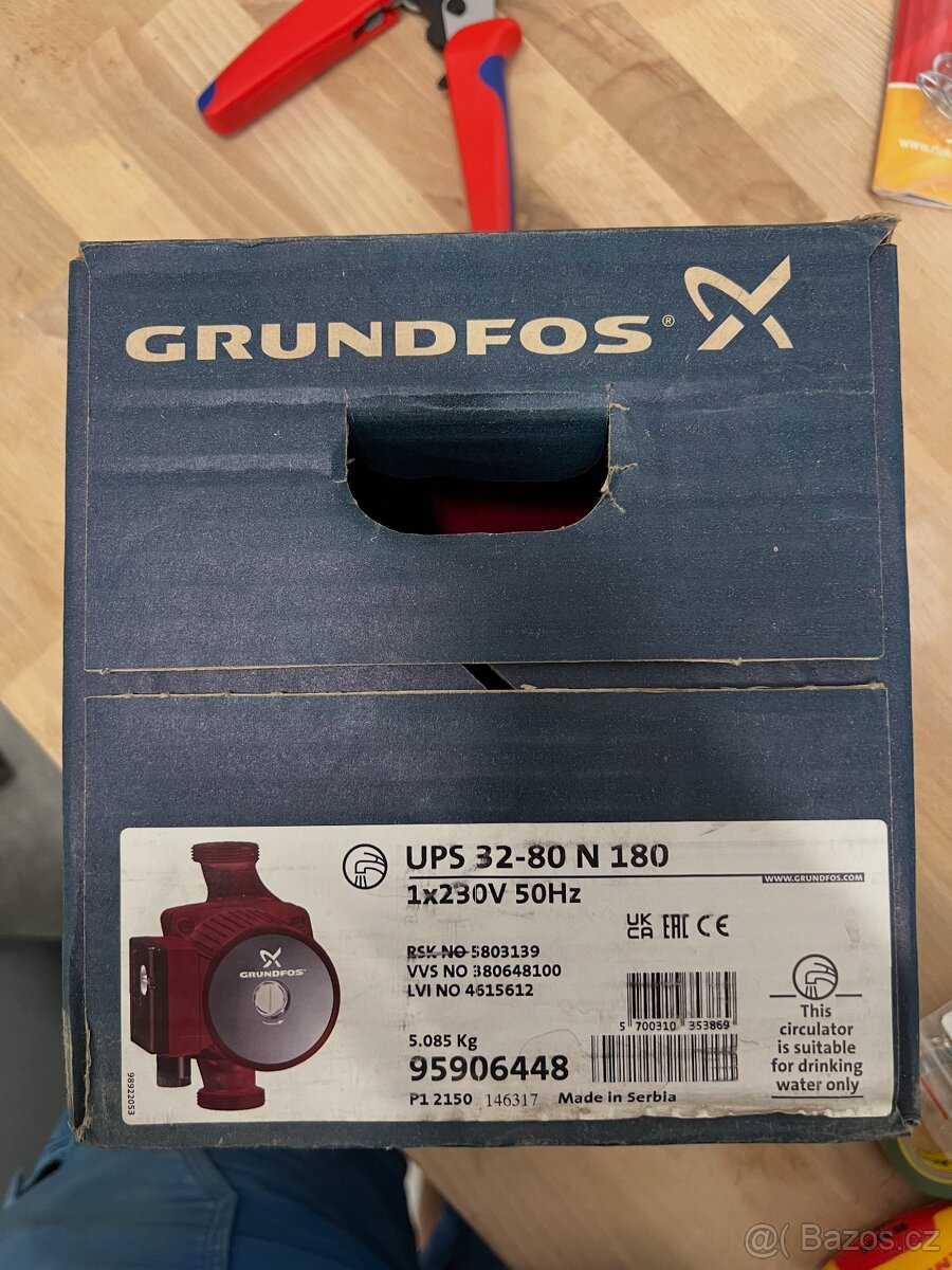 Oběhové čerpadlo Grundfos UPS 32-80